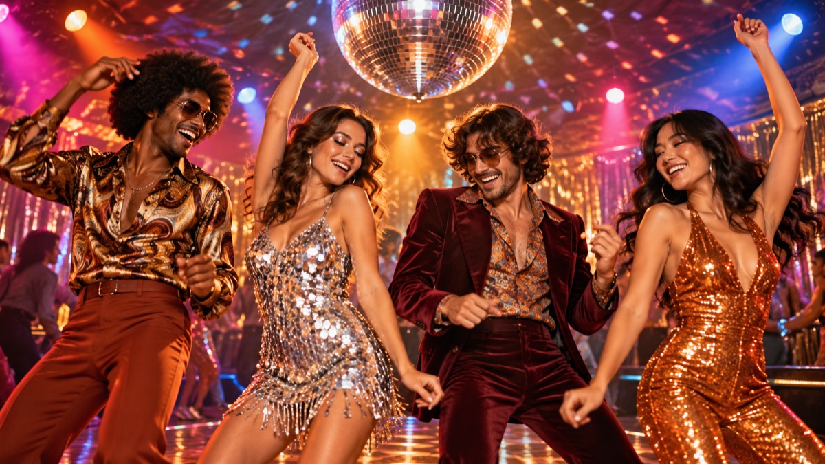 Friends Disco Dance Video AI